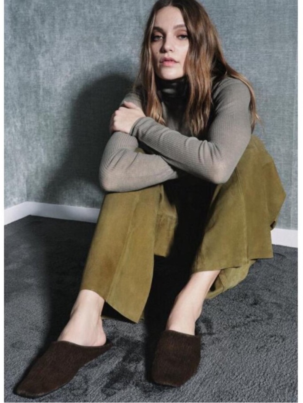 ZARA LIMITED EDITION LEATHER MULES